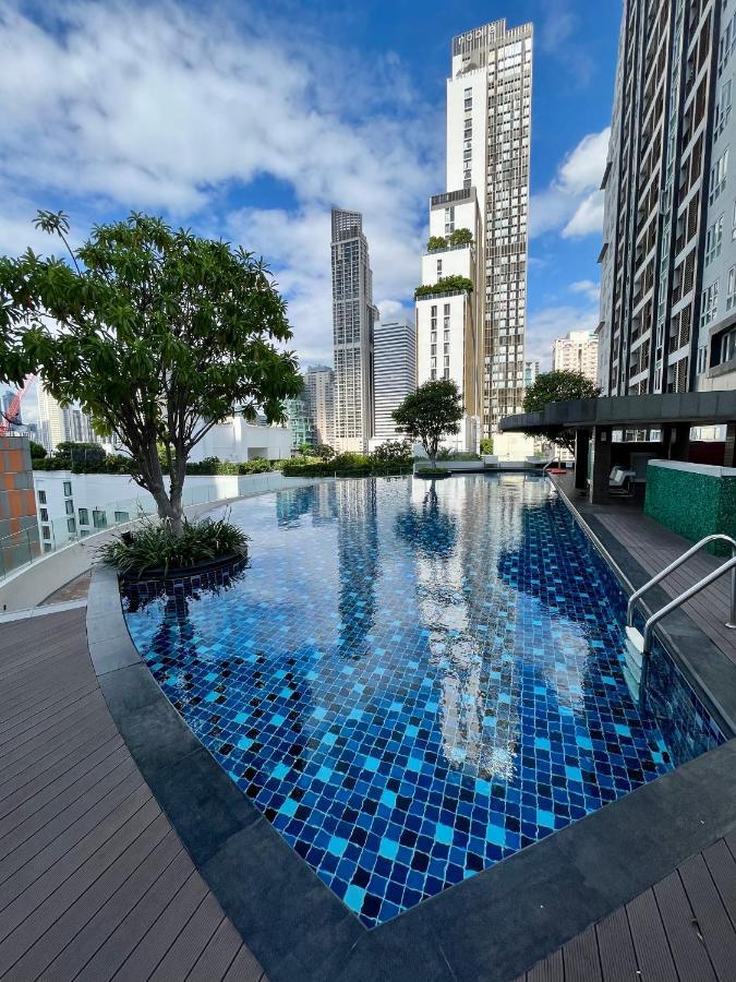 Cozy Studio Walk To Bts Free Wi-Fi Great Location Bangkok Luaran gambar