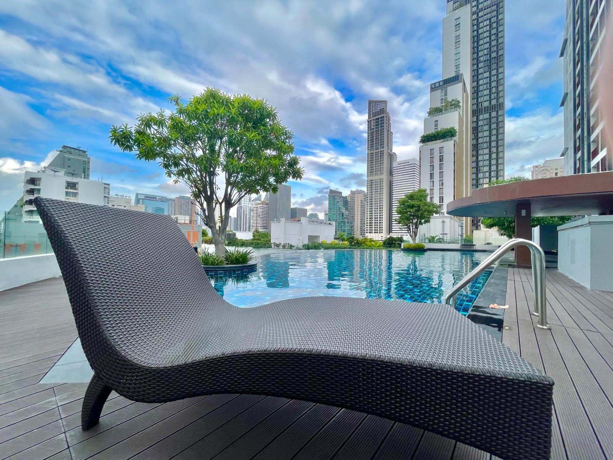 Cozy Studio Walk To Bts Free Wi-Fi Great Location Bangkok Luaran gambar